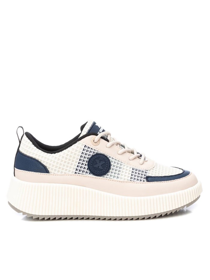 SNEAKERS BASSA 142465 BEIGE/BLU