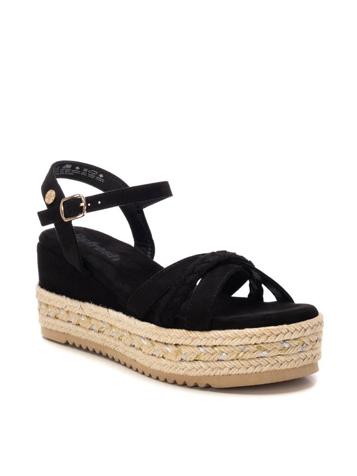 SANDALI CON ZEPPA 172736 NERO