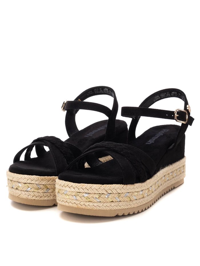 SANDALI CON ZEPPA 172736 NERO
