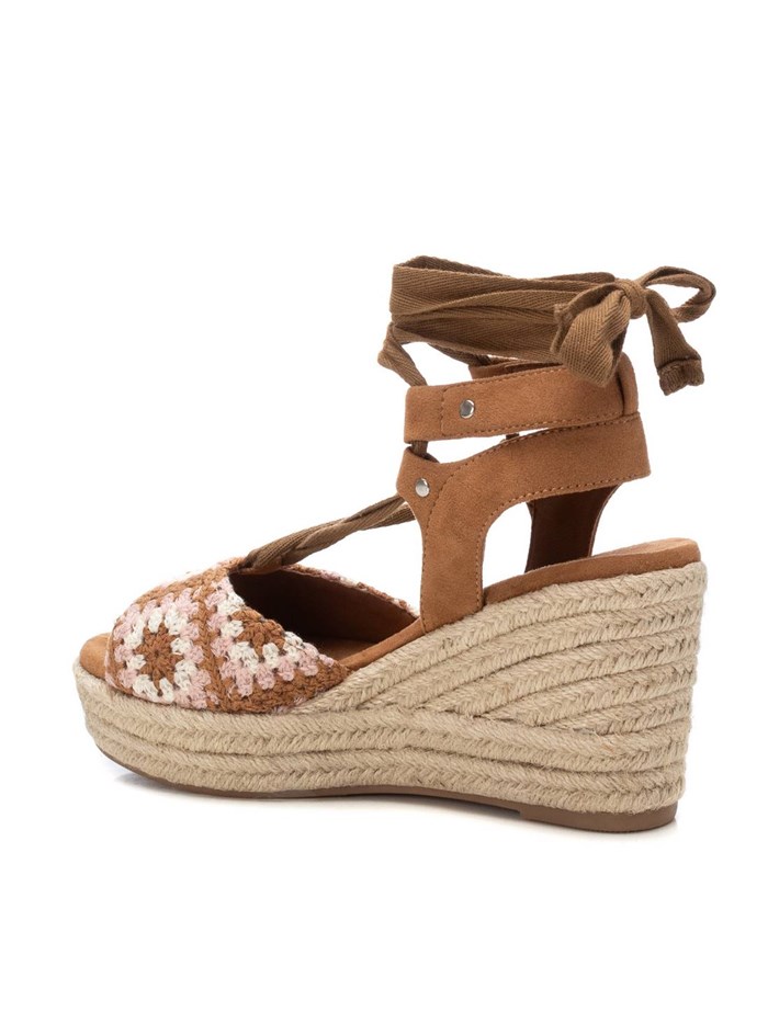 SANDALI CON ZEPPA 172792 CUOIO