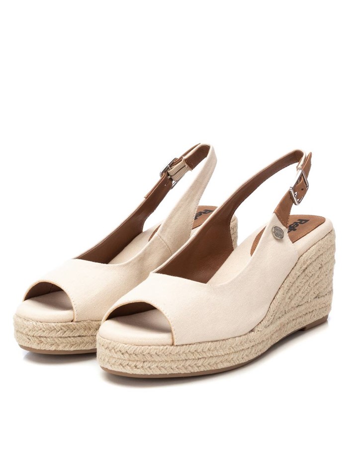 SANDALI CON ZEPPA 172663 BEIGE