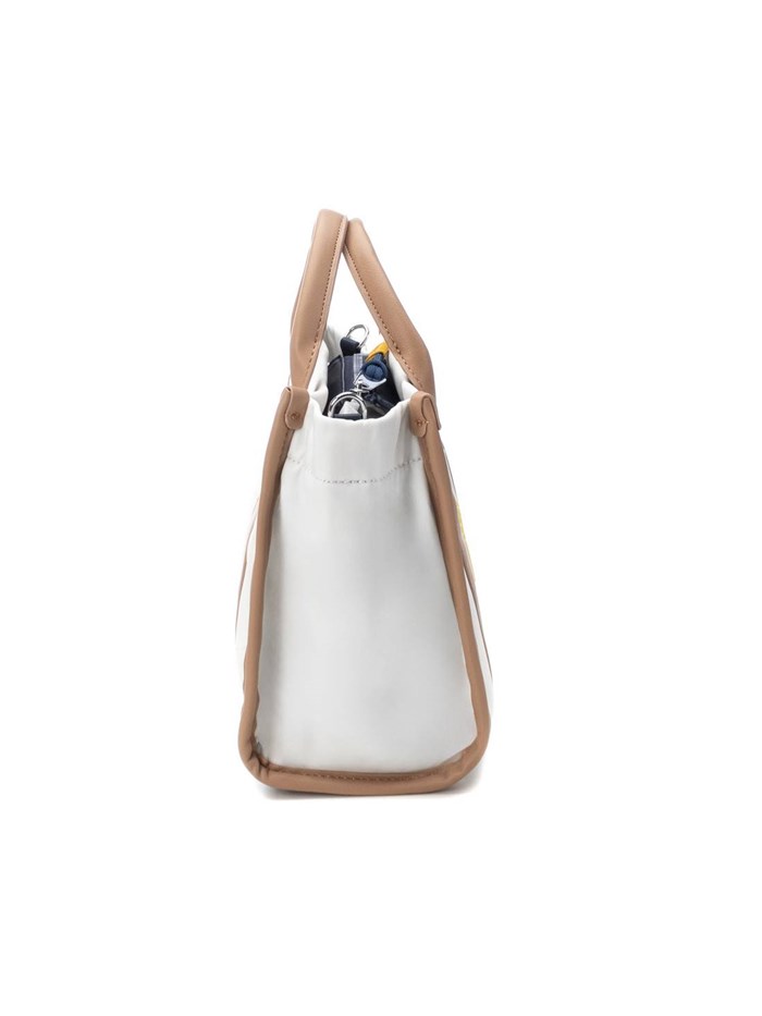 BORSA A MANO 183261 BIANCO/BEIGE