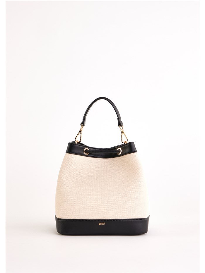BORSA A TRACOLLA V5AE-12081 BEIGE/NERO