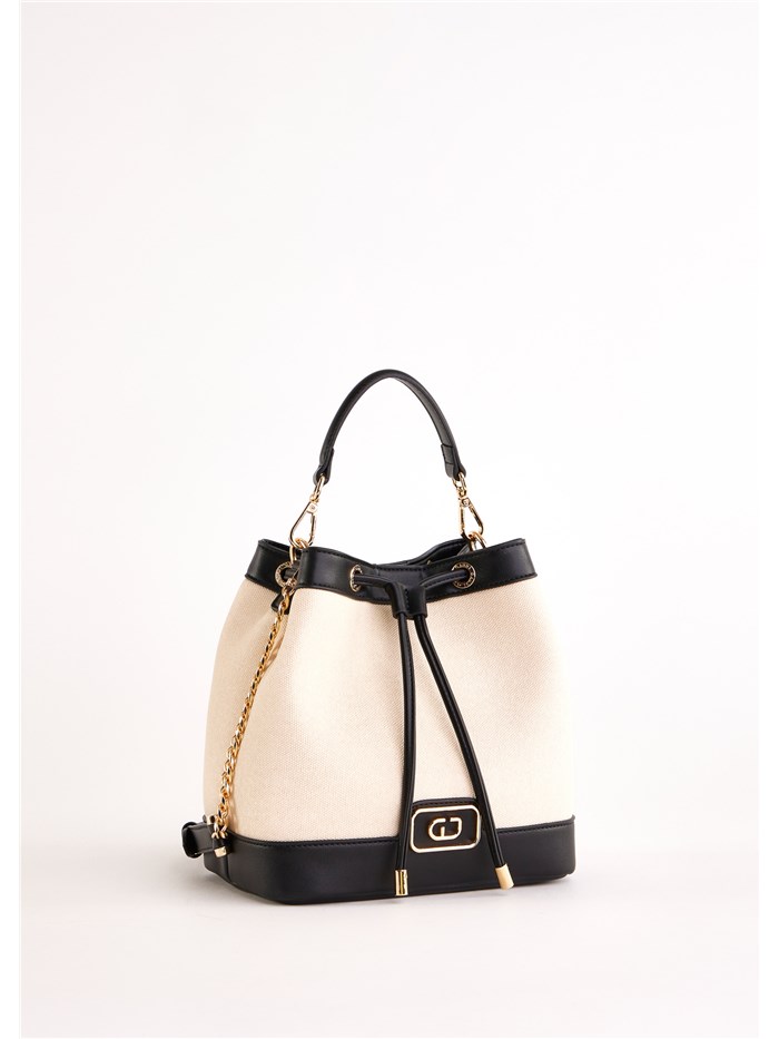 BORSA A TRACOLLA V5AE-12081 BEIGE/NERO