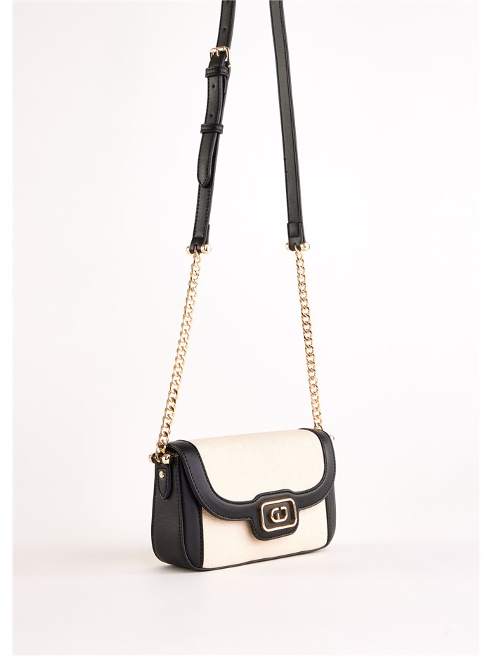 BORSA A TRACOLLA V5AE-12084 BEIGE/NERO