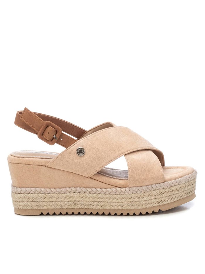 SANDALI CON ZEPPA 172662 BEIGE