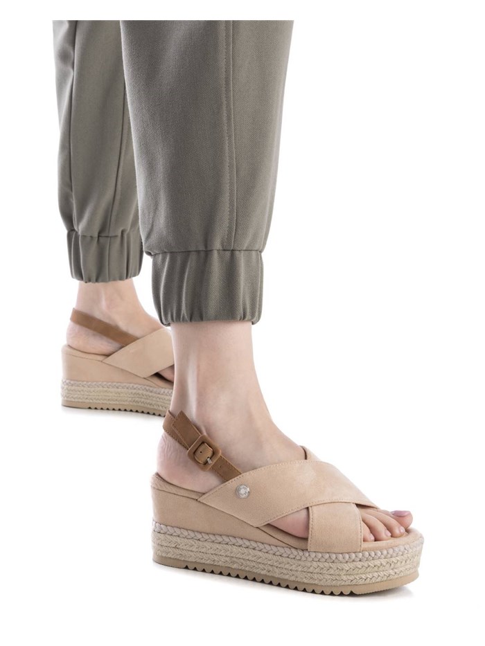 SANDALI CON ZEPPA 172662 BEIGE