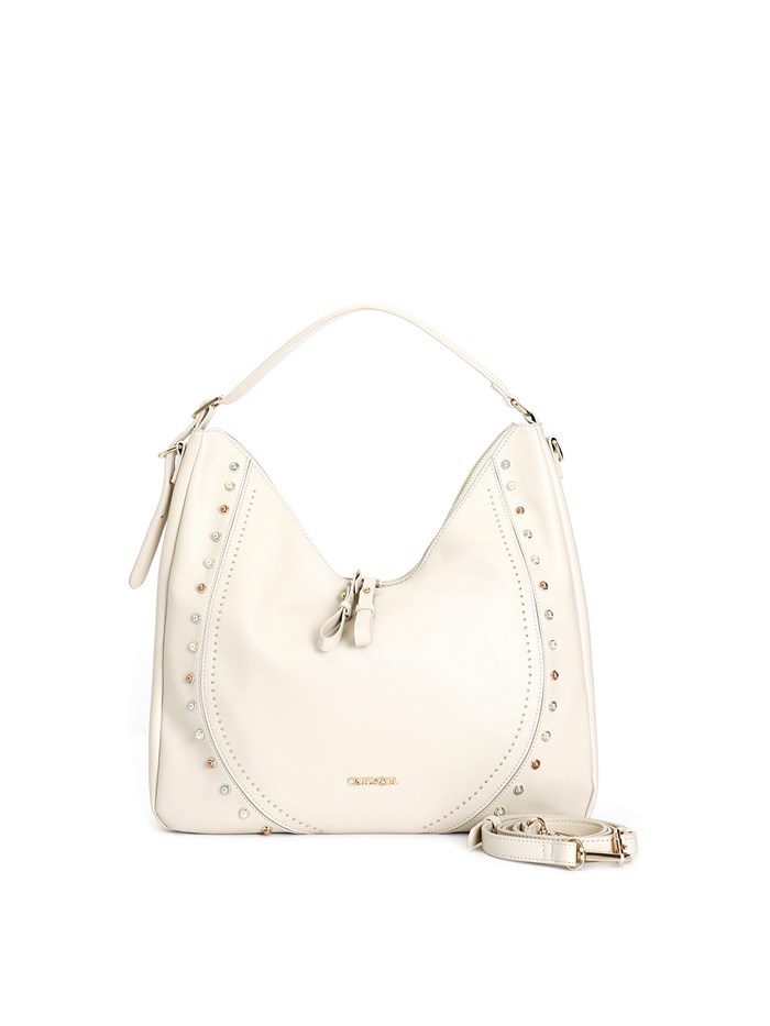 BORSA A SPALLA NI0818 BEIGE