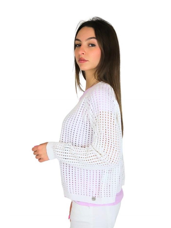 CARDIGAN DKE8066 BIANCO