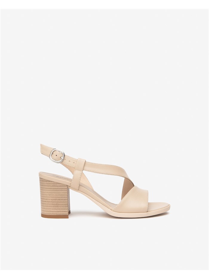SANDALI CON TACCO E510440D BEIGE