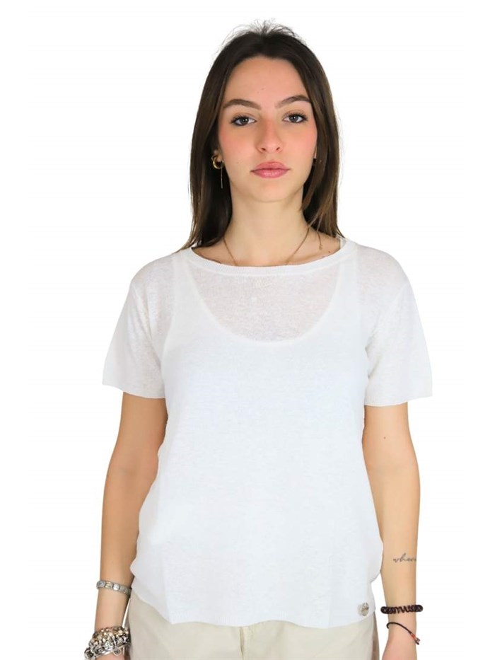 MAGLIA DKE8042 BIANCO