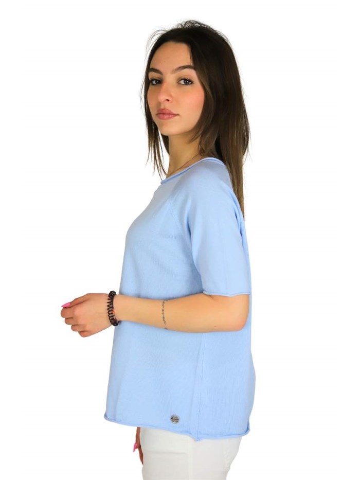 MAGLIA DKE8002 CELESTE