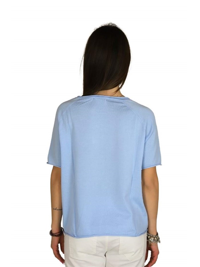 MAGLIA DKE8002 CELESTE