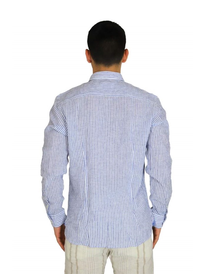 CAMICIA 25S02CA BIANCO/AZZURRO