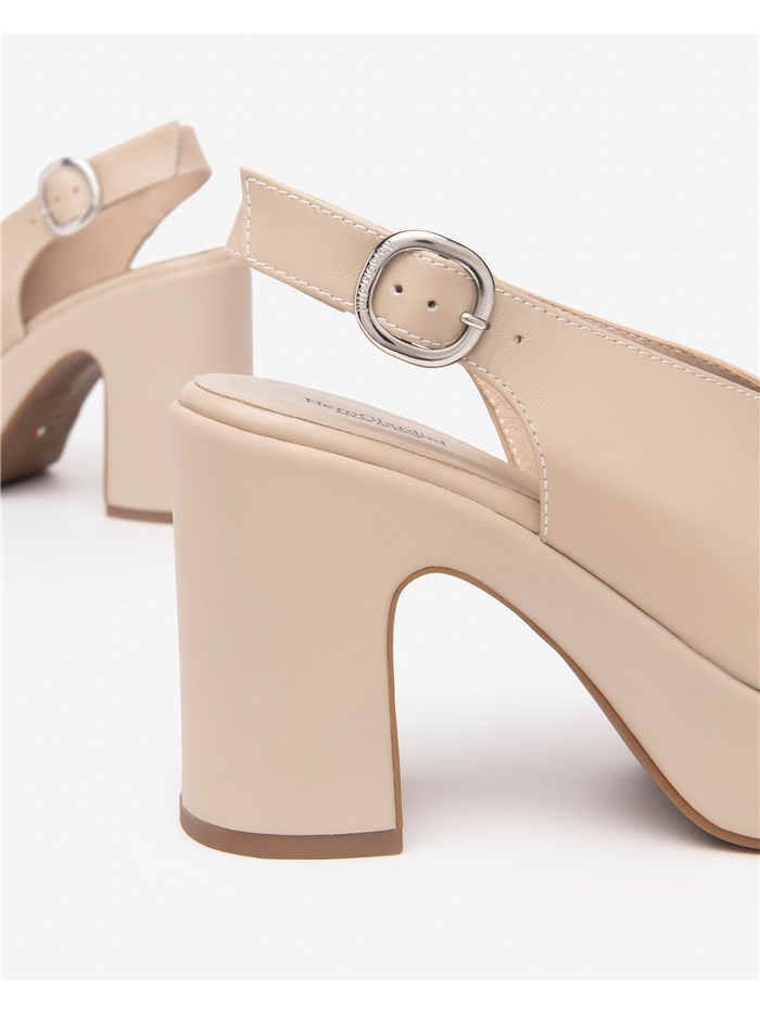 SANDALI CON TACCO E513645D BEIGE