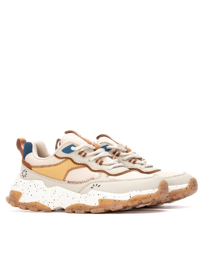 SNEAKERS BASSA 173104 BEIGE/CUOIO