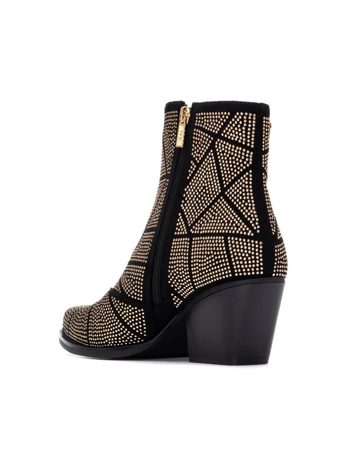 STIVALETTI TACCO 144670 NERO/ORO