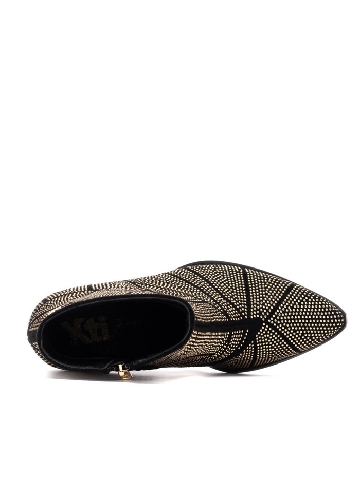 STIVALETTI TACCO 144670 NERO/ORO