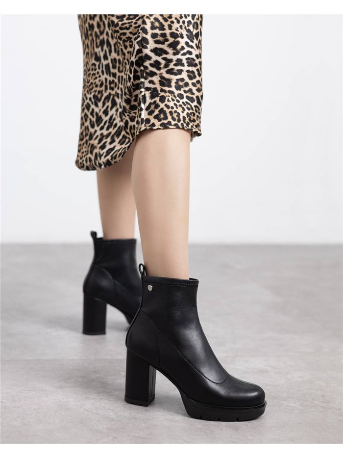STIVALETTI TACCO 144735 NERO