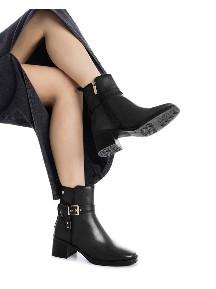 STIVALETTI TACCO 162541 NERO