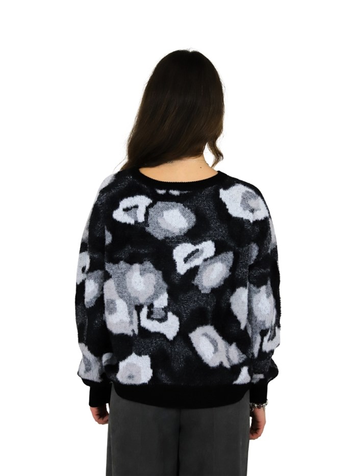 MAGLIONE DT00152 NERO/GRIGIO