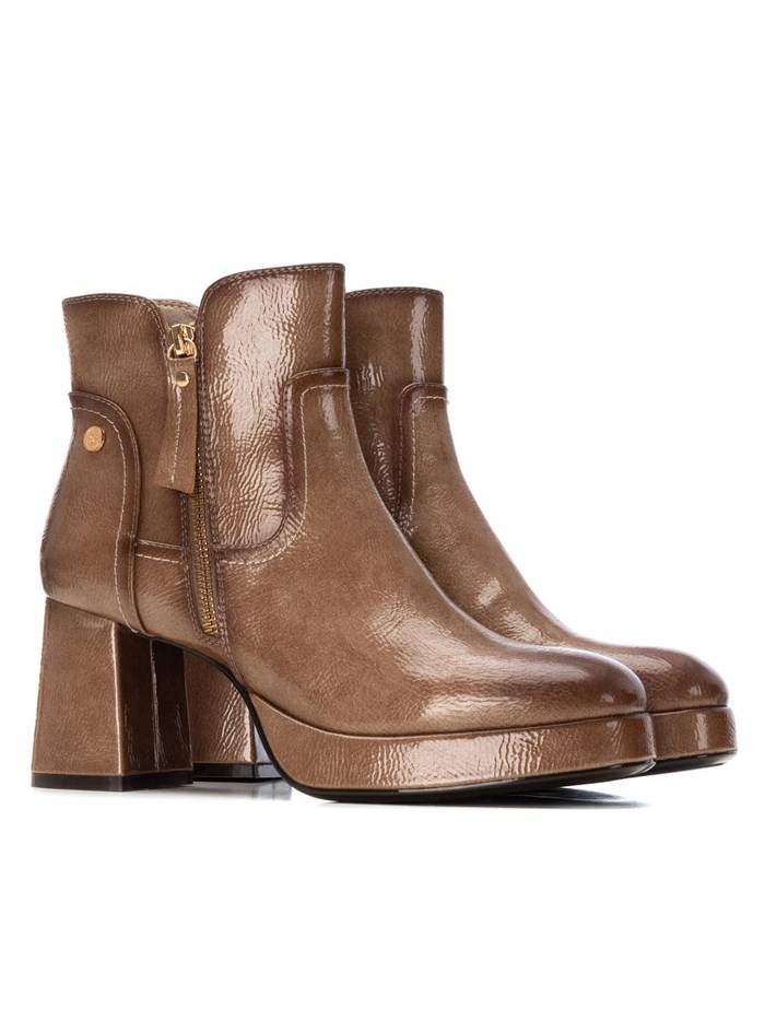 STIVALETTI TACCO 144272 TAUPE