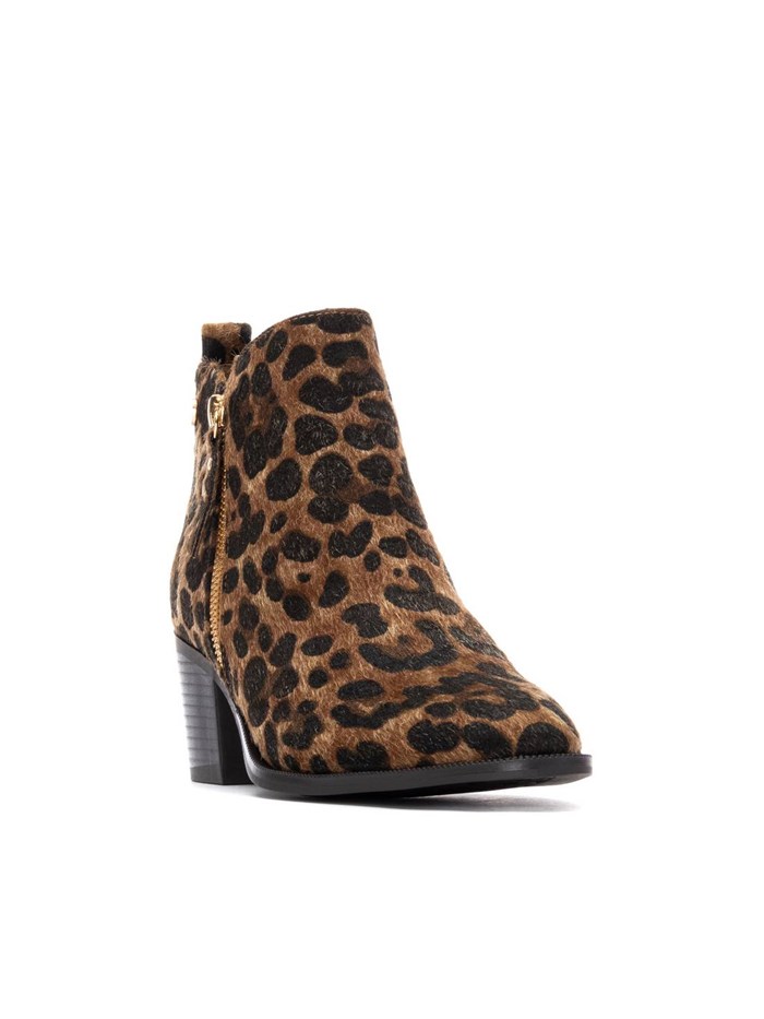 STIVALETTI TACCO 144648 LEOPARDATO