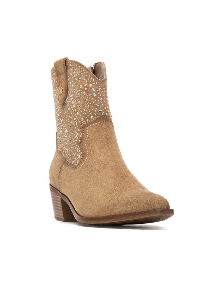 STIVALETTI TACCO 144309 BEIGE