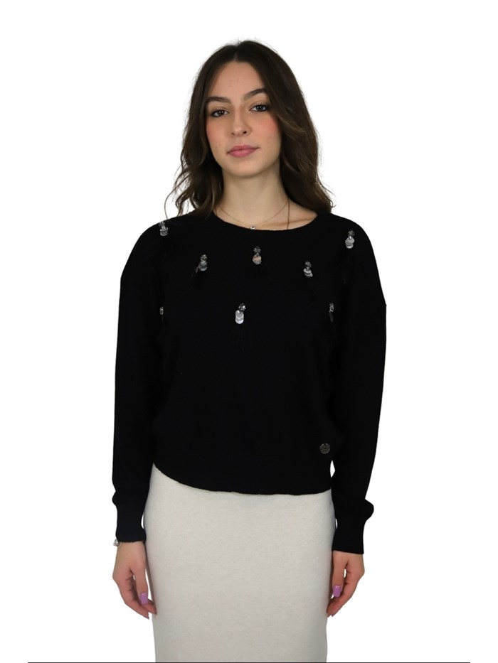 MAGLIONE DT00477 NERO