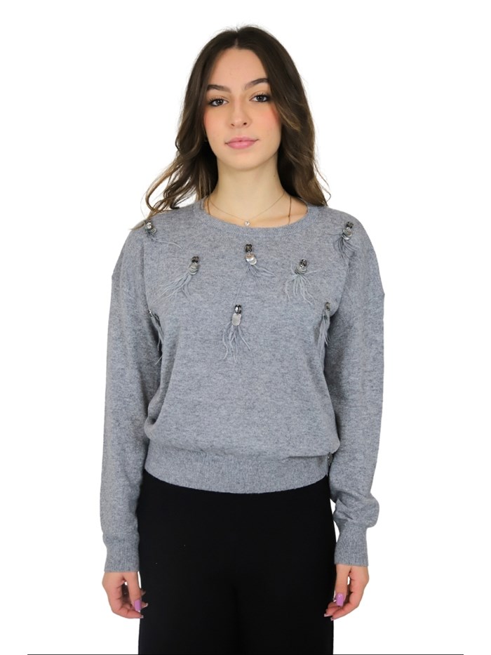 MAGLIONE DT00477 GRIGIO