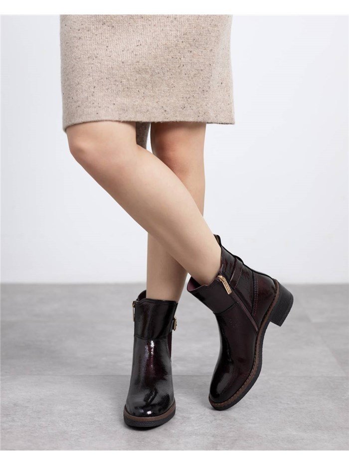 STIVALETTI BASSI 162579 BORDEAUX