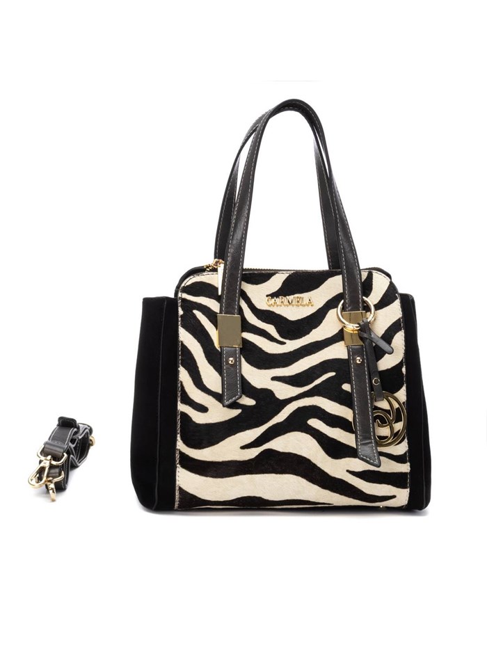 BORSA A MANO 186184 NERO/BIANCO