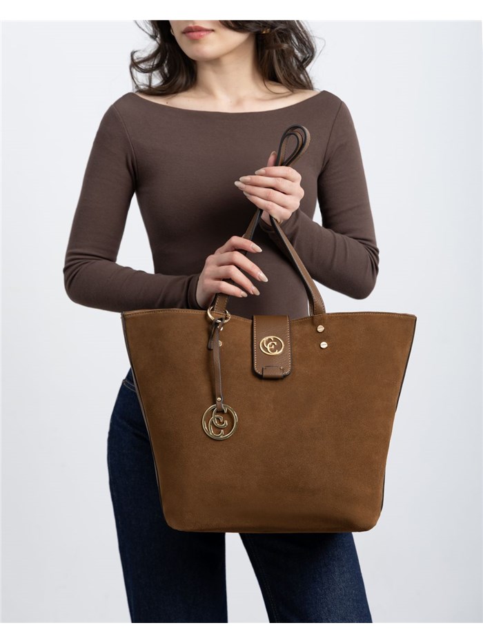 BORSA A SPALLA 186162 CUOIO