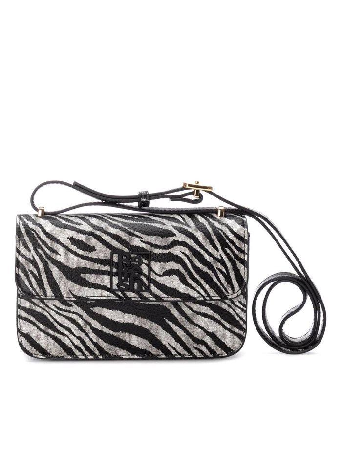 BORSA A SPALLA 183332 BIANCO/NERO