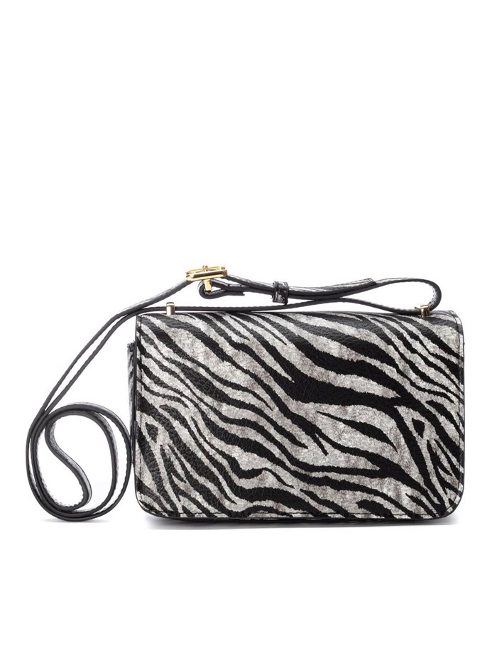 BORSA A SPALLA 183332 BIANCO/NERO