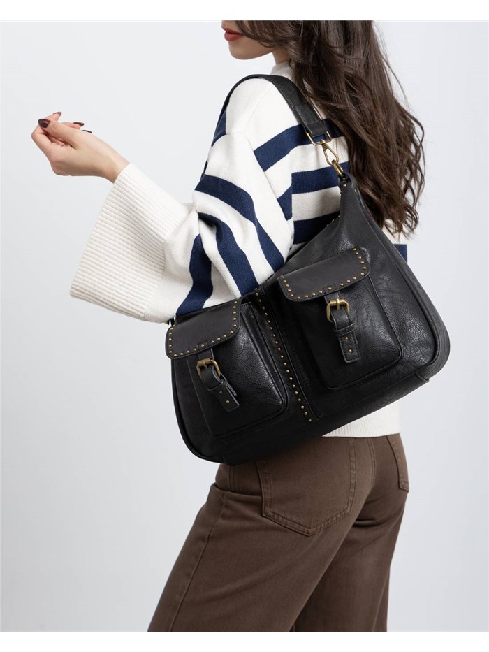 BORSA A SPALLA 183341 NERO