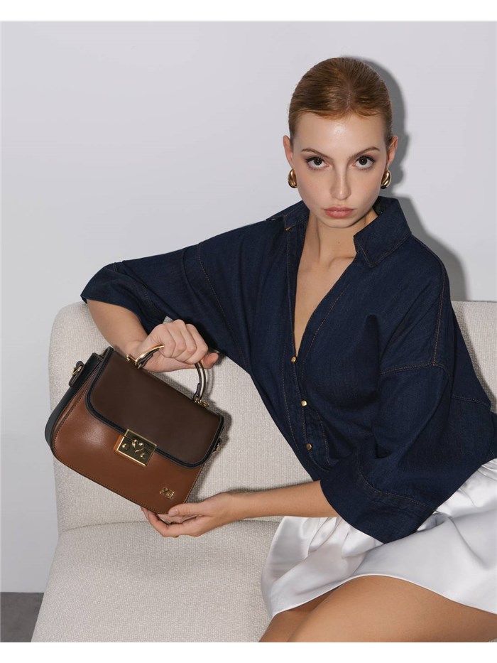 BORSA A MANO 184505 MARRONE