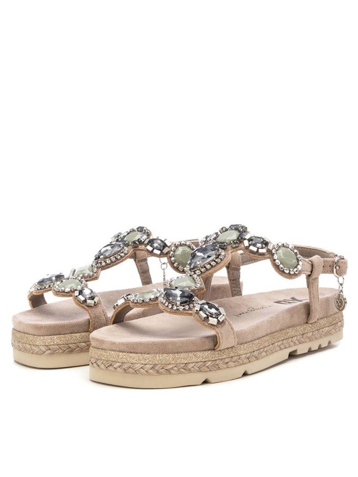 SANDALI BASSI 143996 TAUPE