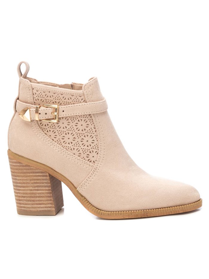 STIVALETTI TACCO 143883 BEIGE