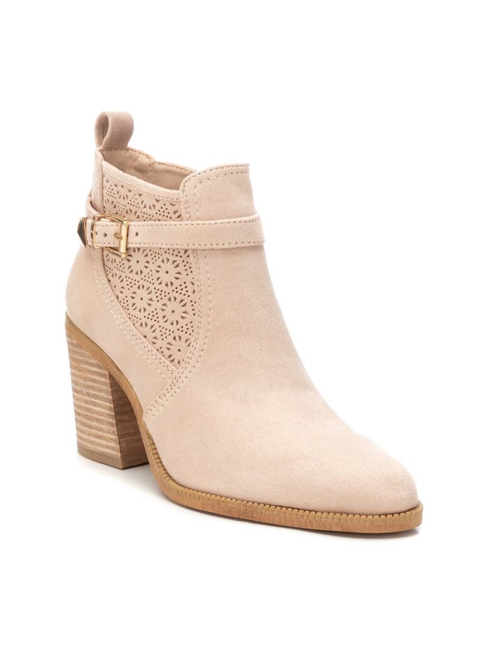 STIVALETTI TACCO 143883 BEIGE