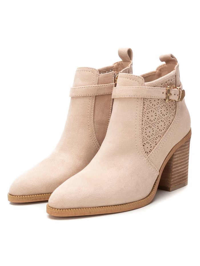 STIVALETTI TACCO 143883 BEIGE