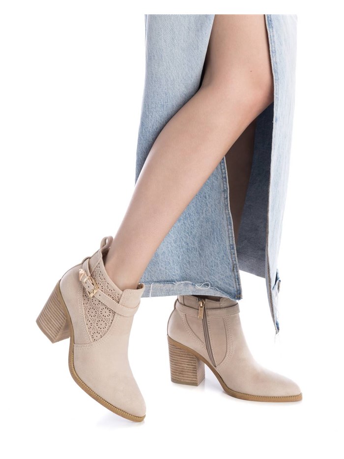 STIVALETTI TACCO 143883 BEIGE