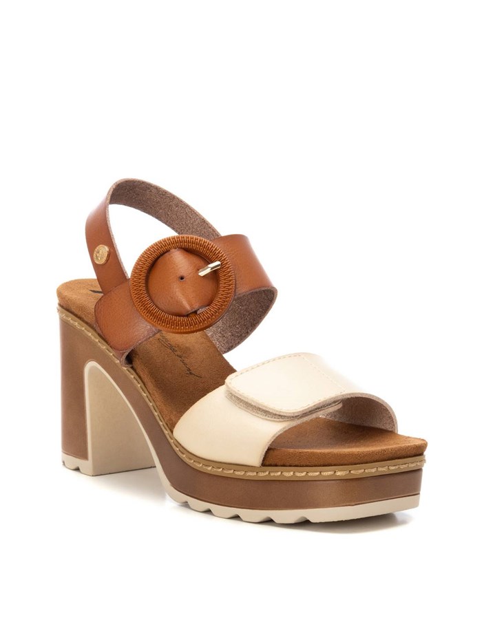 SANDALI CON TACCO 144088 CAMMELLO