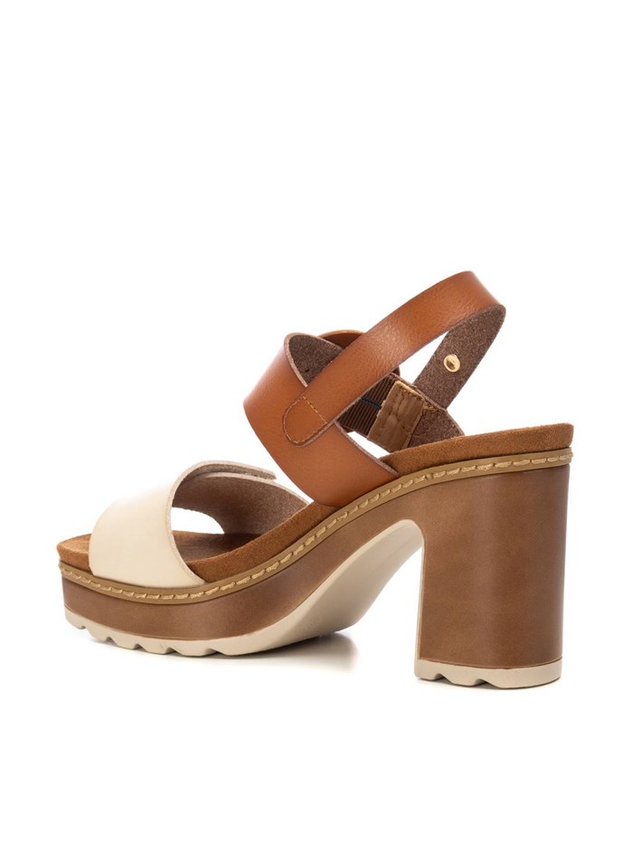 SANDALI CON TACCO 144088 CAMMELLO