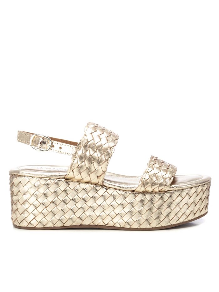 SANDALI CON ZEPPA 162232 ORO