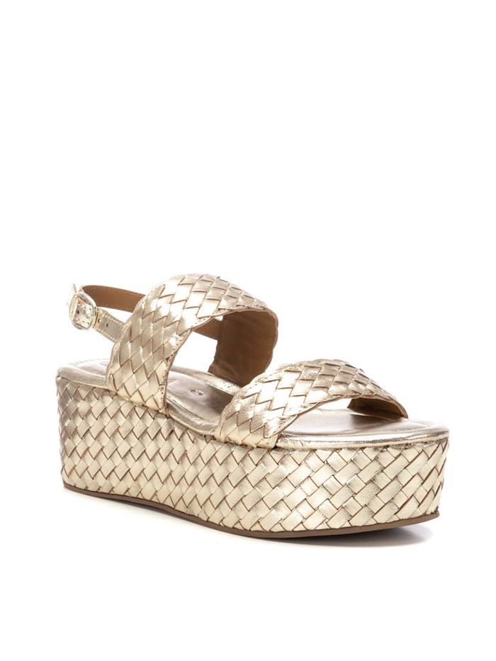 SANDALI CON ZEPPA 162232 ORO