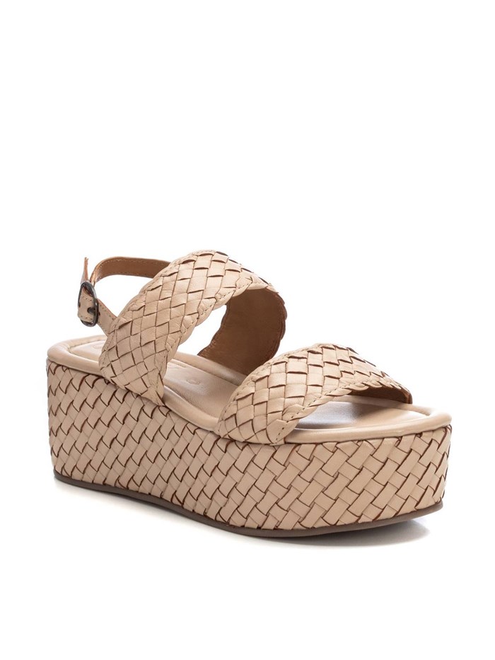 SANDALI CON ZEPPA 162232 BEIGE