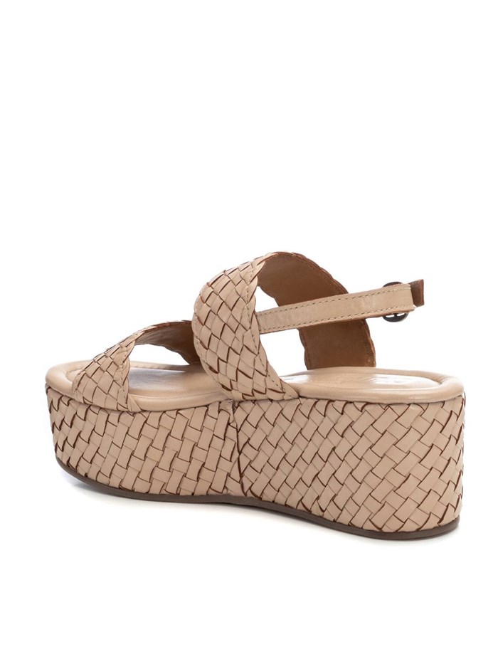 SANDALI CON ZEPPA 162232 BEIGE