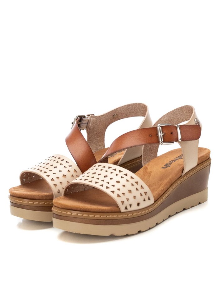 SANDALI CON ZEPPA 172846 BEIGE