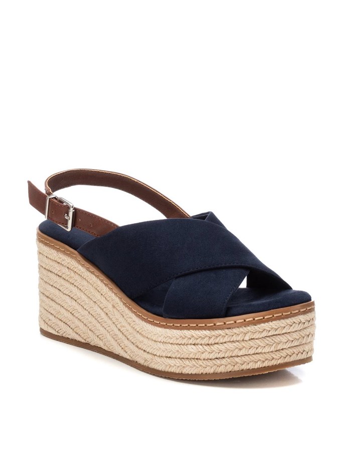 SANDALI CON ZEPPA 172579 BLU